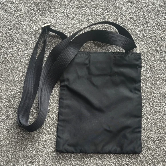 Prada Black Nylon Messenger Bag - Picture 2 of 5